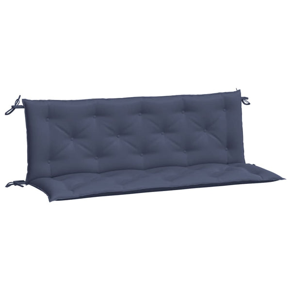 Marineblaue Gartenbank Auflagen 150 cm, 2er Set
