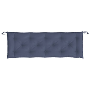 Marineblaue Gartenbank Auflagen 150 cm, 2er Set