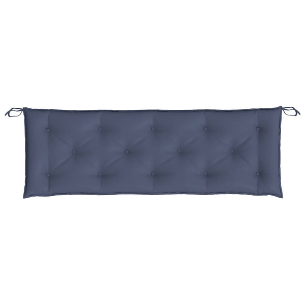 Marineblaue Gartenbank Auflagen 150 cm, 2er Set