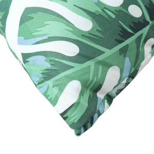 vidaXL Coussins de palettes 2 pcs Tissu motif feuilles