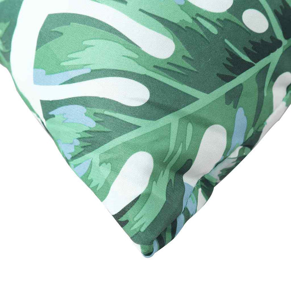 vidaXL Coussins de palettes 2 pcs Tissu motif feuilles