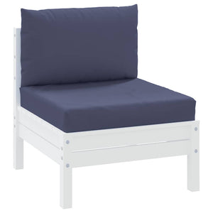 Marineblaue Palettenkissen, 2er-Set