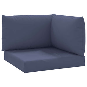 Palettenkissen 3er Set Marineblau
