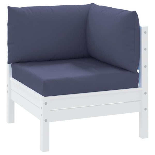 Palettenkissen 3er Set Marineblau