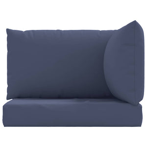 Palettenkissen 3er Set Marineblau