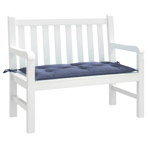 Marineblaue Gartenbankauflage 110x50 cm