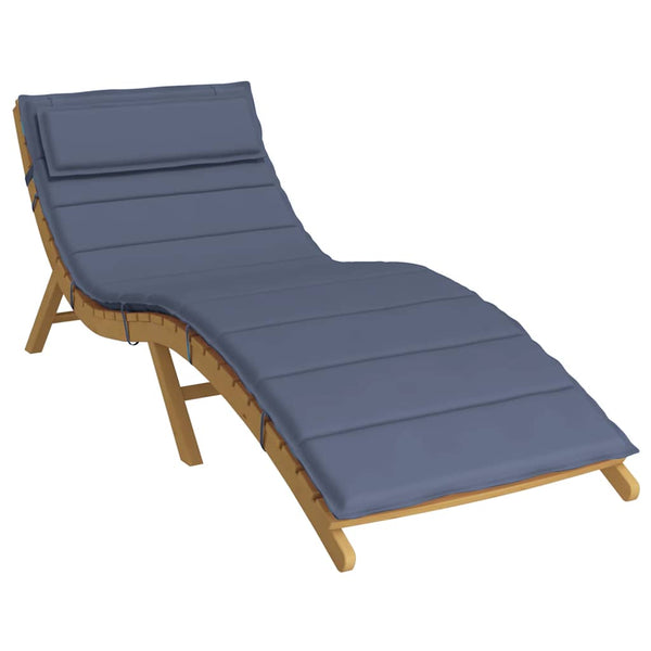 Marineblaue Sonnenliegenauflage 180x60 cm