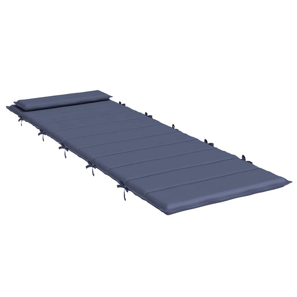 Marineblaue Sonnenliegenauflage 180x60 cm