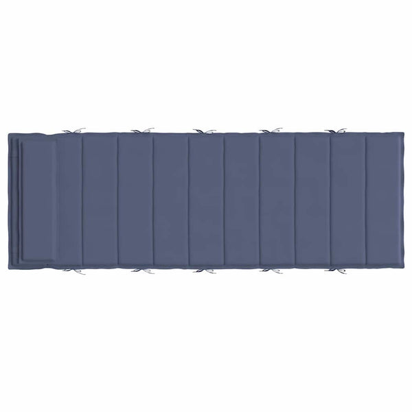 Marineblaue Sonnenliegenauflage 180x60 cm