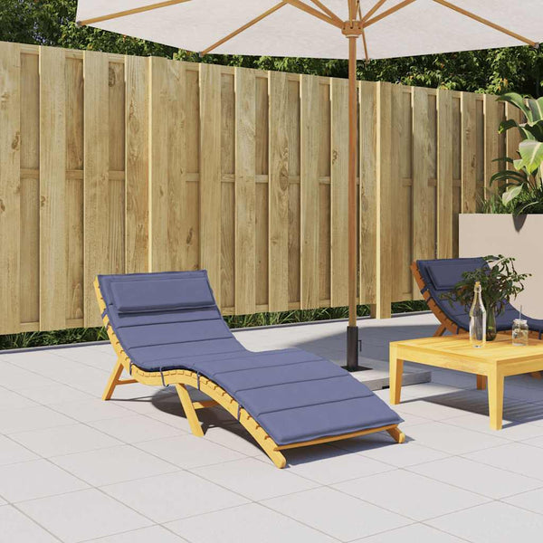 Marineblaue Sonnenliegenauflage 180x60 cm