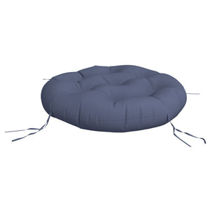 Rundes Kissen Marineblau Ø 60cm
