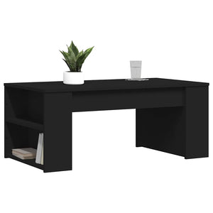 Schwarzer Couchtisch 102x55 cm