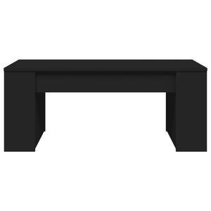 Schwarzer Couchtisch 102x55 cm