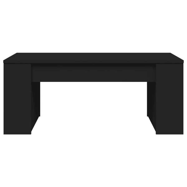 Schwarzer Couchtisch 102x55 cm