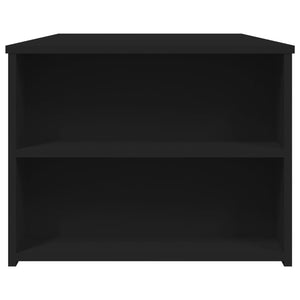 Schwarzer Couchtisch 102x55 cm