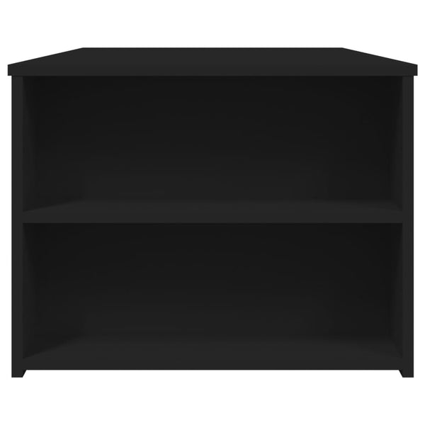 Schwarzer Couchtisch 102x55 cm