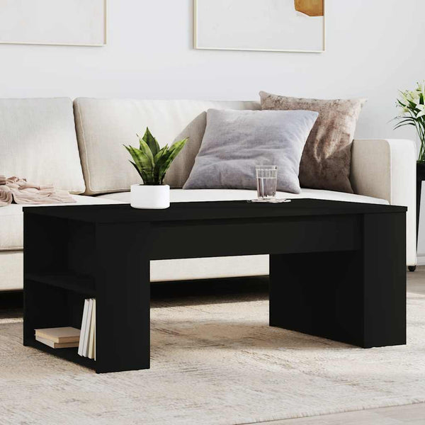 Schwarzer Couchtisch 102x55 cm