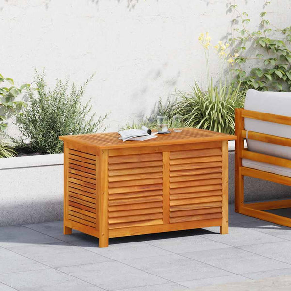 Gartenbox Akazie 90x50x56cm mit Lüftung