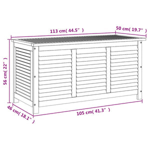 Gartenbox Akazie 113x50x56cm