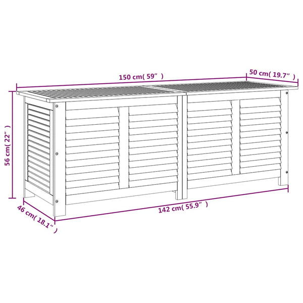 Gartenbox Akazie 150cm