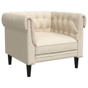 Chesterfield Sessel Leinen