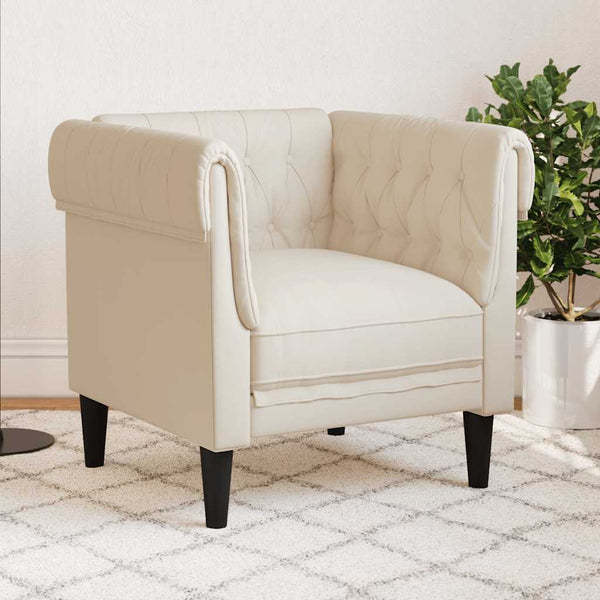 Chesterfield Sessel Leinen