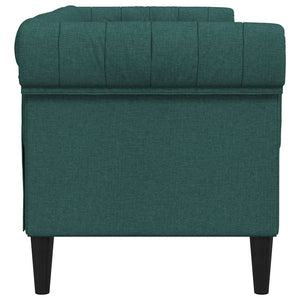 Chesterfield Sofa 2-Sitzer Dunkelgrün