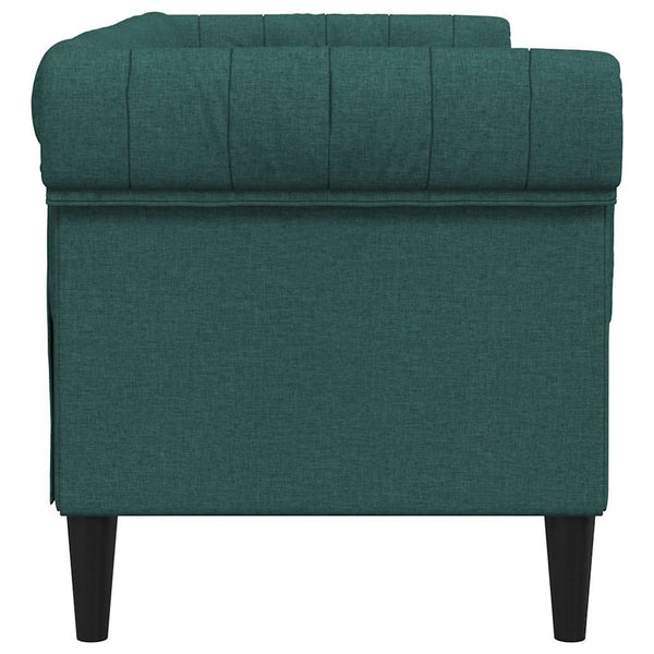 Chesterfield Sofa 2-Sitzer Dunkelgrün