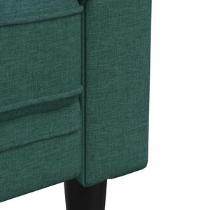 Chesterfield Sofa 2-Sitzer Dunkelgrün