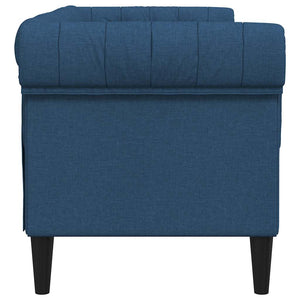 Blaues Chesterfield Sofa 2-Sitzer