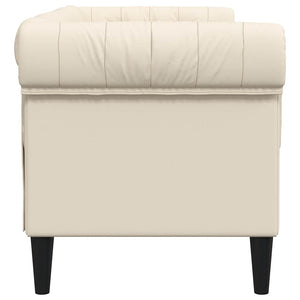 Chesterfield Leinen 2-Sitzer Sofa