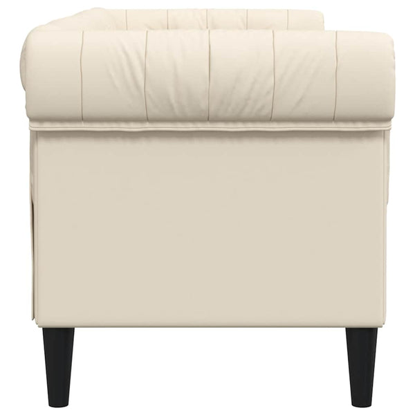 Chesterfield Leinen 2-Sitzer Sofa