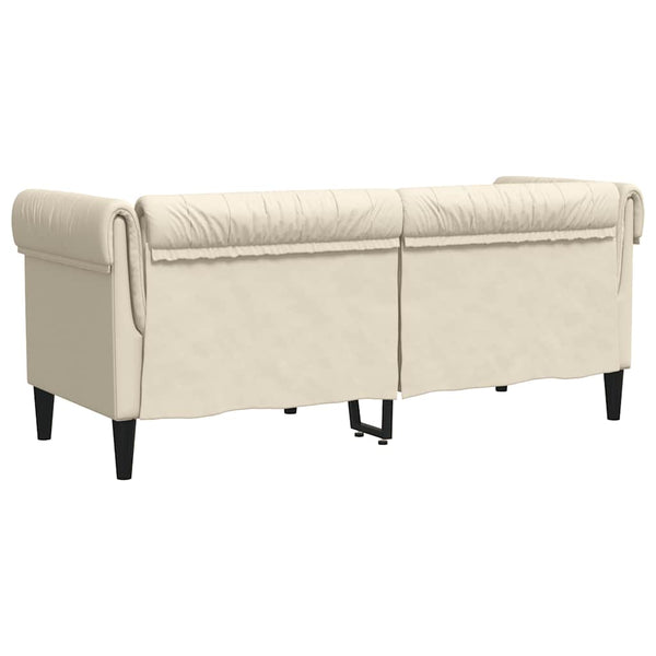 Chesterfield Leinen 2-Sitzer Sofa