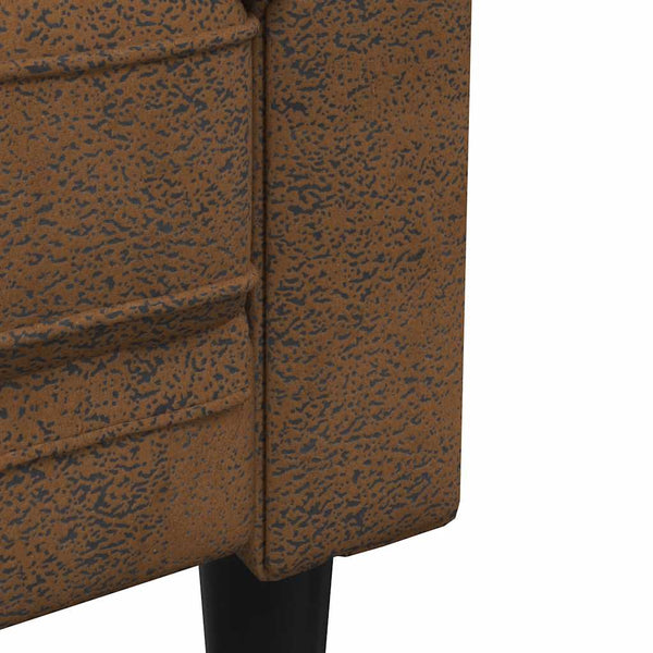 Chesterfield Sofa 2-Sitzer Braun