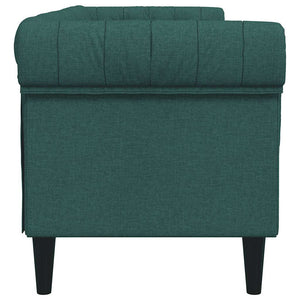 Chesterfield Sofa 3-Sitzer Dunkelgrün