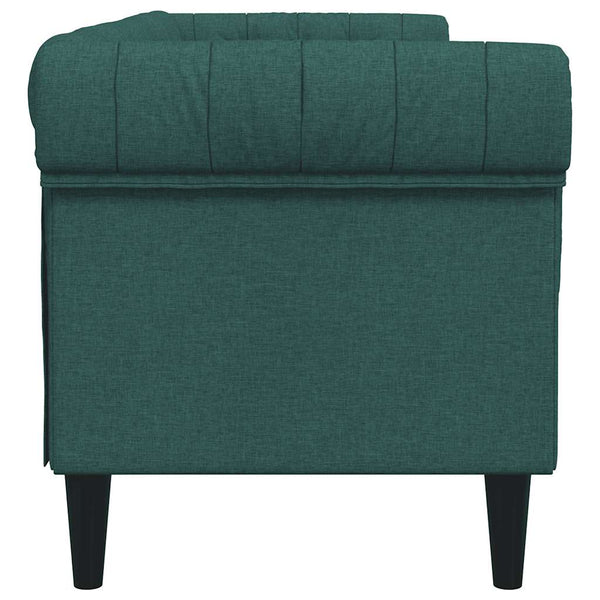 Chesterfield Sofa 3-Sitzer Dunkelgrün