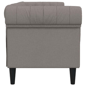 Chesterfield Sofa 3-Sitzer Taupe