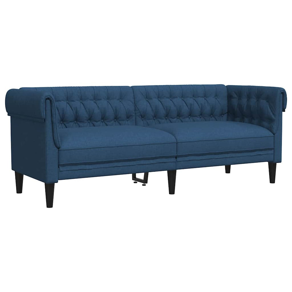 Chesterfield Sofa 3-Sitzer Blau