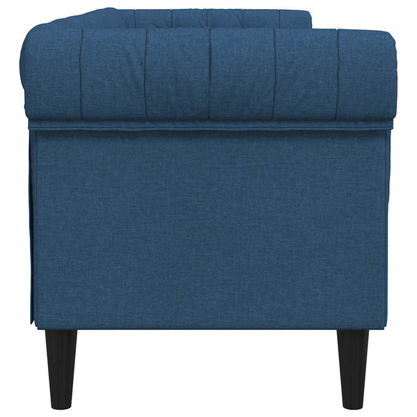 Chesterfield Sofa 3-Sitzer Blau