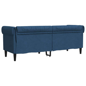 Chesterfield Sofa 3-Sitzer Blau