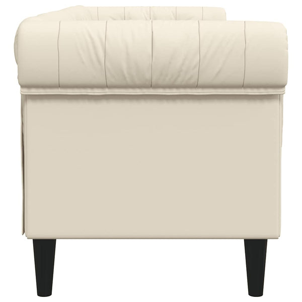 Chesterfield Leinen Sofa 3-Sitzer