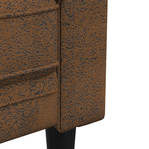 Chesterfield Sofa 3-Sitzer Braun