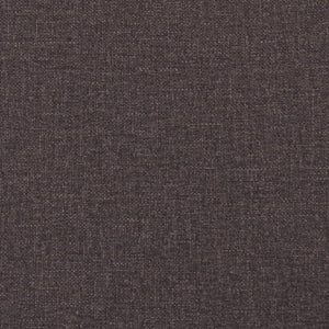 2-Sitzer Sofa Dunkelbraun Stoff