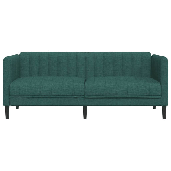 2-Sitzer Sofa Dunkelgrün Stoff