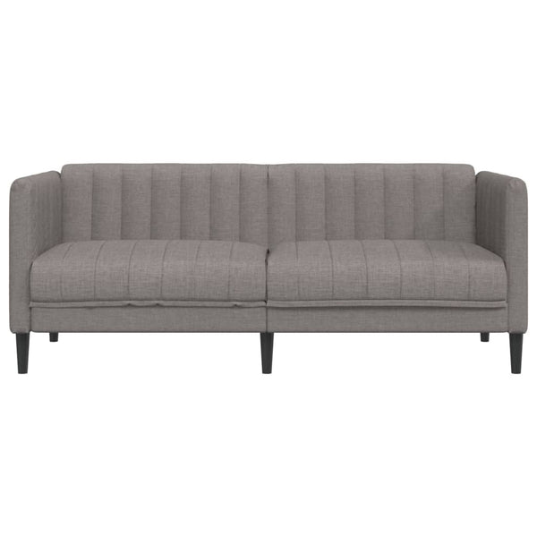 2-Sitzer Sofa Taupe Stoff