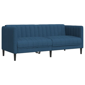 Blaues 2-Sitzer Sofa aus Stoff