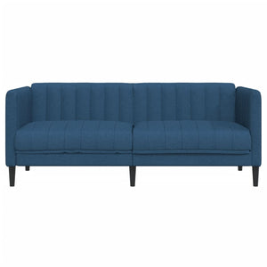 Blaues 2-Sitzer Sofa aus Stoff