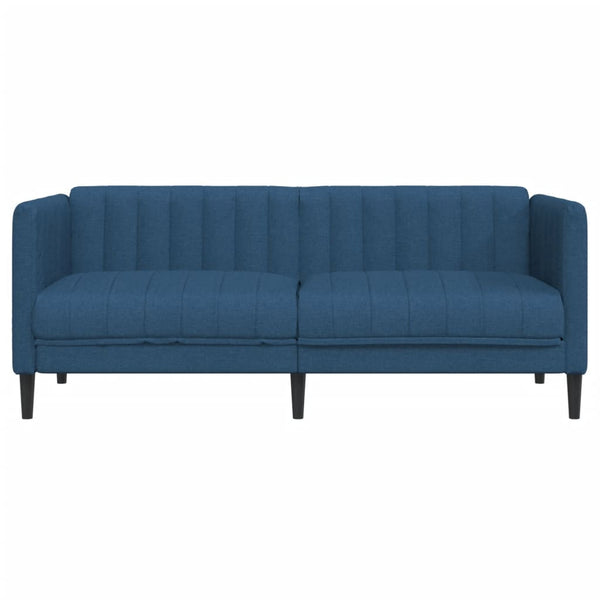 Blaues 2-Sitzer Sofa aus Stoff