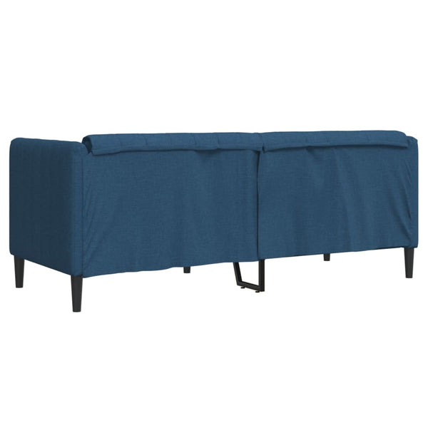 Blaues 2-Sitzer Sofa aus Stoff