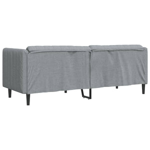 3-Sitzer Sofa Hellgrau Stoff